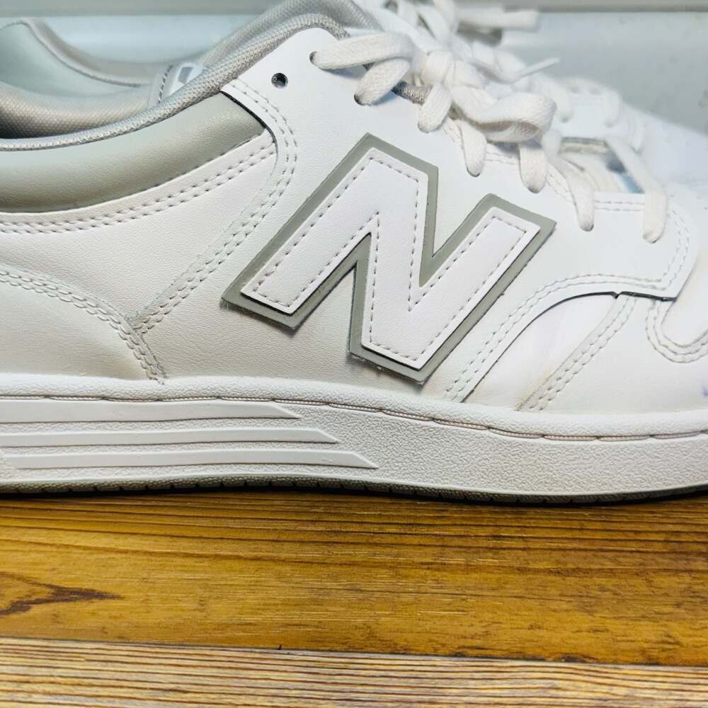 New Balance 480 White Grey Matter Sneakers BB480LGM Men's Size 12 - Picture 2 of 9